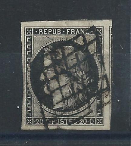 France Classique Cérès N°59 obl GC 1712 Gray C940 