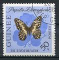 Timbre de Rpublique de GUINEE  1963  Obl  N 158  Y&T  Papillon