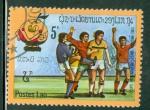 Laos 1982 Yvert 404 oblitr Football