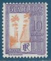 Guadeloupe Taxe N28 Alle Dumanoir  Capesterre 10c neuf sans gomme