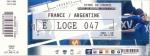 Billet match de rugby France Argentine - tourne d'automne - 22/11/2014