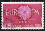 FRANCE 1960 YT N 1267 OBL COTE 0.50 