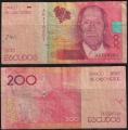 Cap Vert Billet de Banque 200 escudos écrivain Henrique Teixeira de Sousa