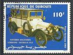 Djibouti 1983; Y&T n PA 192; 110F voiture ancienne; Lorraine-Dietrich 1912