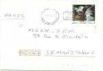 Nouvelle Caldonie lettre timbre n 1006 anne 2007 Le Cagou