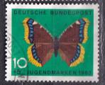ALLEMAGNE - 1962 - Papillon - Yvert 249 Oblitr