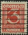 Austria 1925-27.- Cifra. Y&T 333. Scott 305. Michel 449. 
