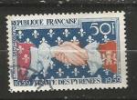 FRANCE  - cachet rond   - 1959 - n 1223
