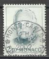 Monaco 1996; Y&T n 2036; 2,70F vert-bleu, effigie du Prince Rainier