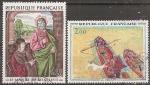 france - n 1732/1733  la paire oblitere - 1972      