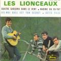 EP 45 RPM (7")  Les Lionceaux / Beatles  "  Quatre garons dans le vent  "