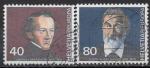 SUISSE N 1104 et 1105 o Y&T 1980 EUROPA personnages clbres
