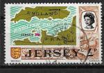 Jersey - 1971 - YT n 35  oblitr, 