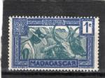 Timbre Colonies Franaises / Madagascar / 1930-38 / Y&T N162.