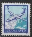 Yougoslavie 1990; Y&T n 2275 B; 5d, avion, (dent:12,5) 