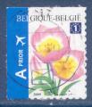 Belgique N3853 Tulipa Bakeri "Lilac Wonder" oblitr (dents droite-bas)