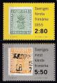 Sude 1992 Anne du timbre-poste n 1694** & 1696**
