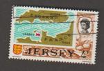 Jersey - Scott 41   map / carte
