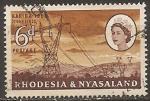 rhodesie-nyassaland - n 34  obliter - 1960