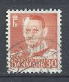 DANEMARK - 1948/53 - Yt n 321A - Ob - Roi Frdrik IX 30o rouge brun ; king