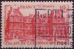 803 - Palais du Luxembourg - 12f . rose carmin - oblitr - anne 1948