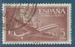 Espagne Poste arienne N274 Caravelle de Colomb et Superconstellation oblitr