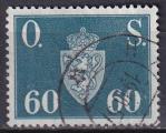 norvege - service n 65  obliter - 1952/53