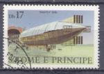 Timbre SAINT TOME THOME & PRINCIPE  1980  Obl  N 583  Y&T  Transports Zeppelins