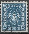 Autriche - 1922 - YT n 283  oblitr