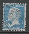 FRANCE - 1923/26 - Yt n 181 - Ob - Pasteur 1,50 F bleu