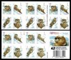 USA Scott #5648-#5651 2021 OTTERS IN SNOW, Booklet of 20,MNH