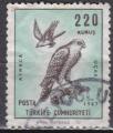 TURQUIE PA N 50 de 1967 oblitr "l'pervier"
