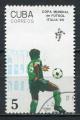 Timbre  CUBA  1990  Obl  N  3003  Y&T Football
