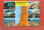 CPM  HOSSEGOR : En 6 vues et carte touristique