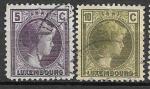 Luxembourg - 1924 - YT n 164/5  oblitr