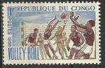 Congo 1966; Y&T n 190; 1F sport, volley-ball