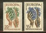 FRANCE N1122/1123* (europa 1957) - COTE 1.60 