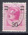 Monaco 1926; Y&T n 104; 30c sur 25c rose, Prince Louis II