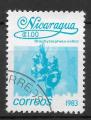 NICARAGUA - 1983 - Yt n 1257 - Ob - Fleurs : stachytarpheta indica