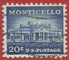 Estados Unidos 1956.- Monticello. Y&T 616. Scott 1047. Michel 669A.