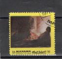 Timbre Manama Oblitr / 1972 / Y&T N? Tableau - Rembrandt.
