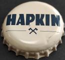 Belgique Capsule bire Beer Crown Cap Hapkin beige Haches Croises SU