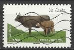 France 2014; Y&T n aa0963; L.V. 20g, Race bovine, la Casta