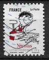 FRANCE - 2009 - Yt n A360 - Ob - Le petit Nicolas ; rdigeant une lettre