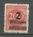 Allemagne : Empire : 1923 : Y et T n281