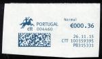 Portugal EMA sur fragment Datamatrix 26.11.2015 PB315331 Guichet 004460