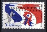 France 1998 - YT 3195 - OB - 40 anniversaire constitution Vrpublique