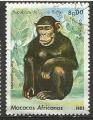 Guine-Bissau 1983; Y&T n 184; 8p00 faune sauvage, singe