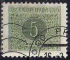 Tchcoslovaquie 1954 - Timbre-Taxe/Due stamp, 5 h - YT T 79 