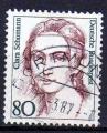 ALLEMAGNE N 1137 o Y&T 1986 Femmes de l'histoire Allemande (Clara Schumann pian
